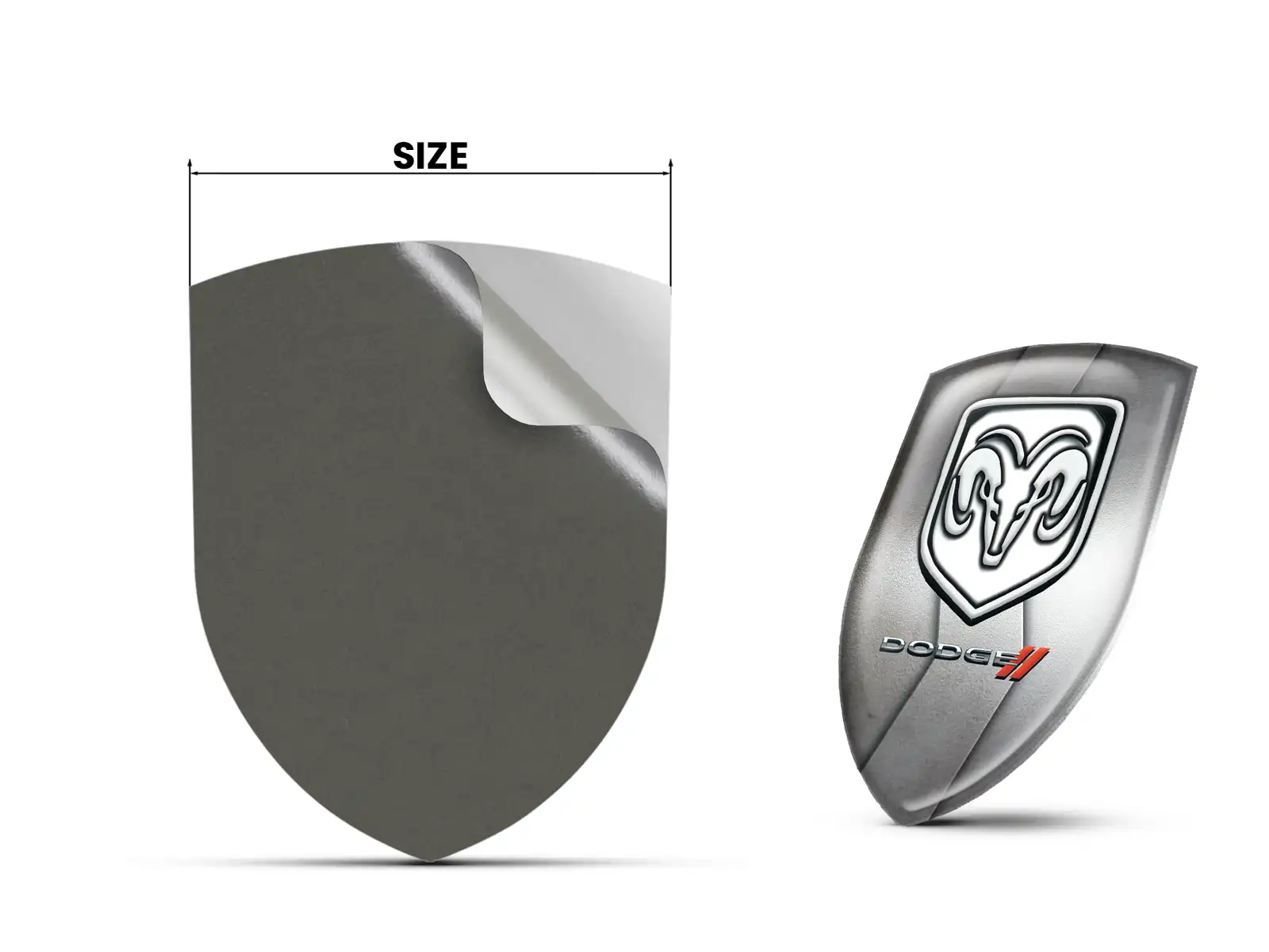 Dodge Logo Pegatina Pro Máximo Resistente Diseño Elegante